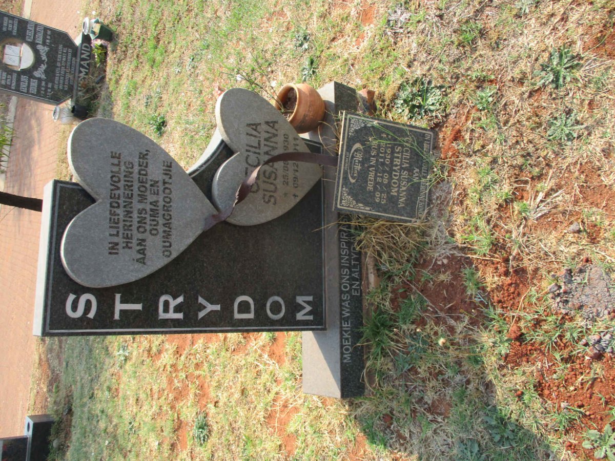 STRYDOM Cecilia Susanna 1930-2011