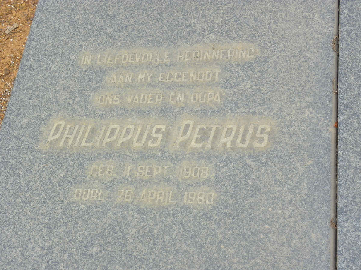 STALS Philippus Petrus 1908-1980 &amp; Alida Margaretha DU TOIT 1907-1986 #2