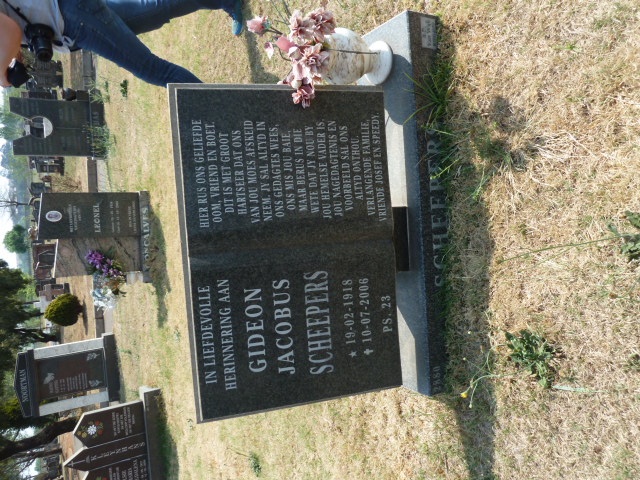 SCHEEPERS Gideon Jacobus 1918-2006