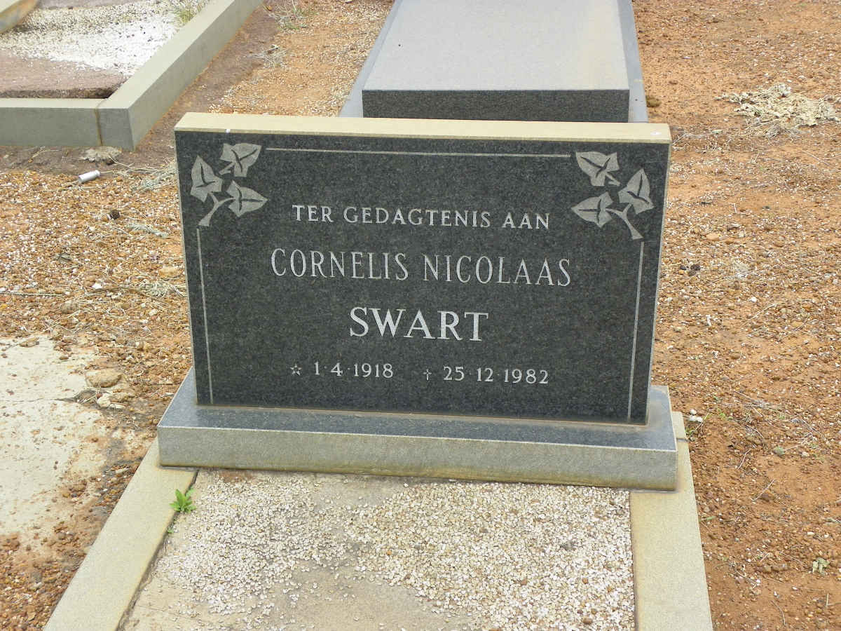 SWART Cornelius Nicolaas 1918-1982