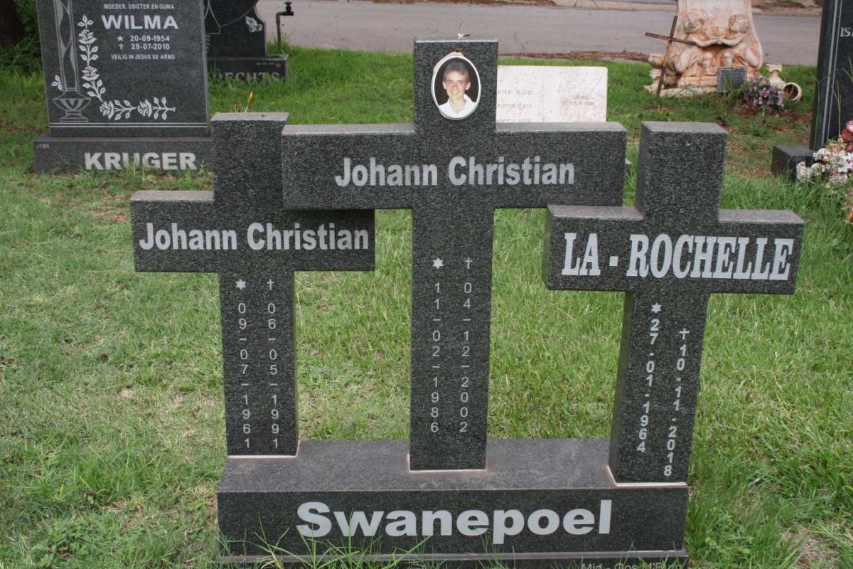 SWANEPOEL Johann Christian 1961-1991 :: SWANEPOEL Johann Christian 1986-2002 :: SWANEPOEL La Rochelle 1964-2018