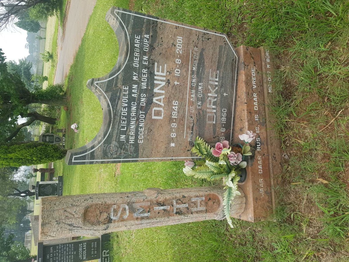 SMITH Danie 1946-2001 &amp; Dirkie 1950-