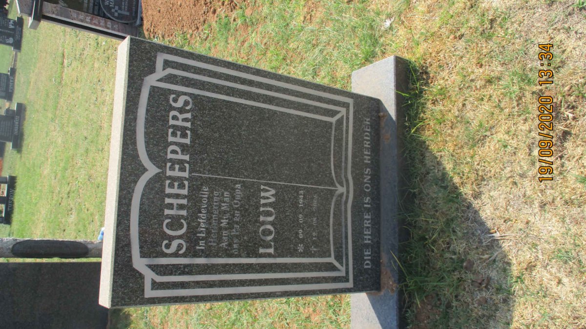 SCHEEPERS Louw 1943-2006