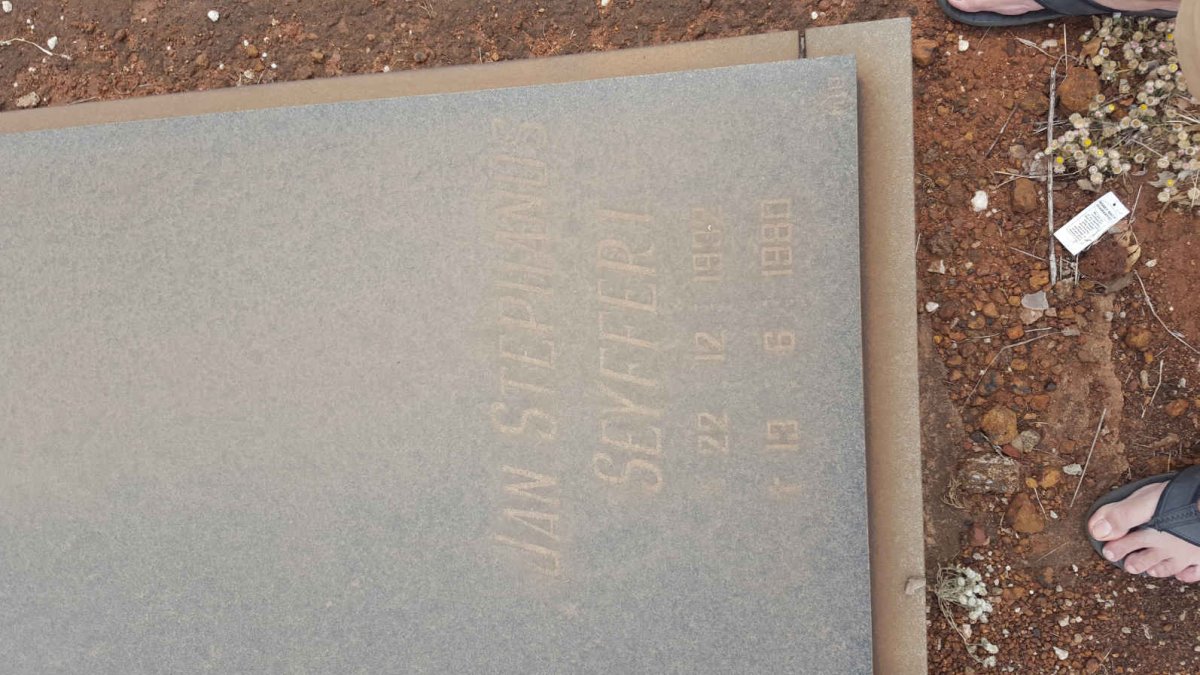 SEYFFERT Jan Stephanus 1932-1980 #2
