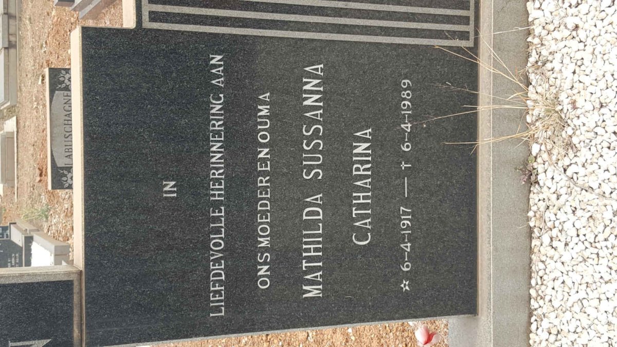 SCHOEMAN Petrus Paulus Albertus 1914-1981 &amp; Mathilda Sussanna Catharina 1917-1989 #2