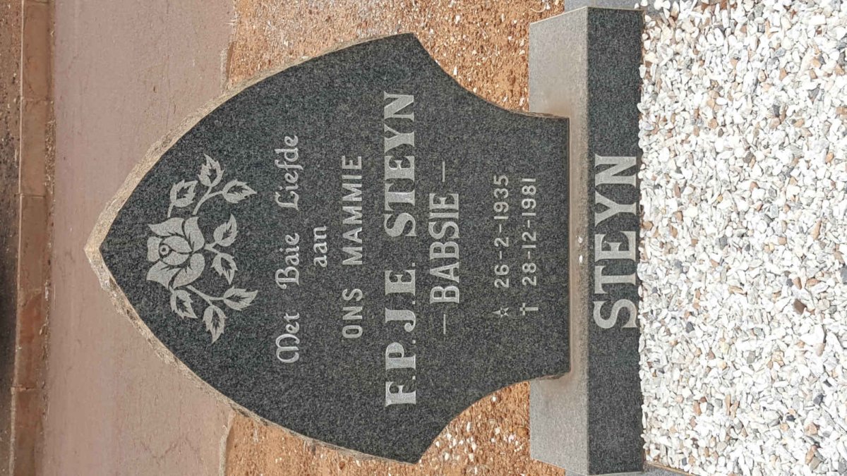 STEYN F.P.J.E. 1935-1981