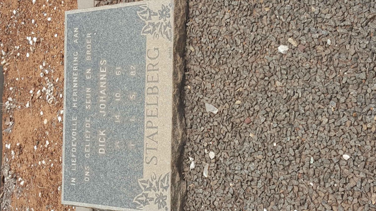 STAPELBERG Dick Johannes 1961-1982
