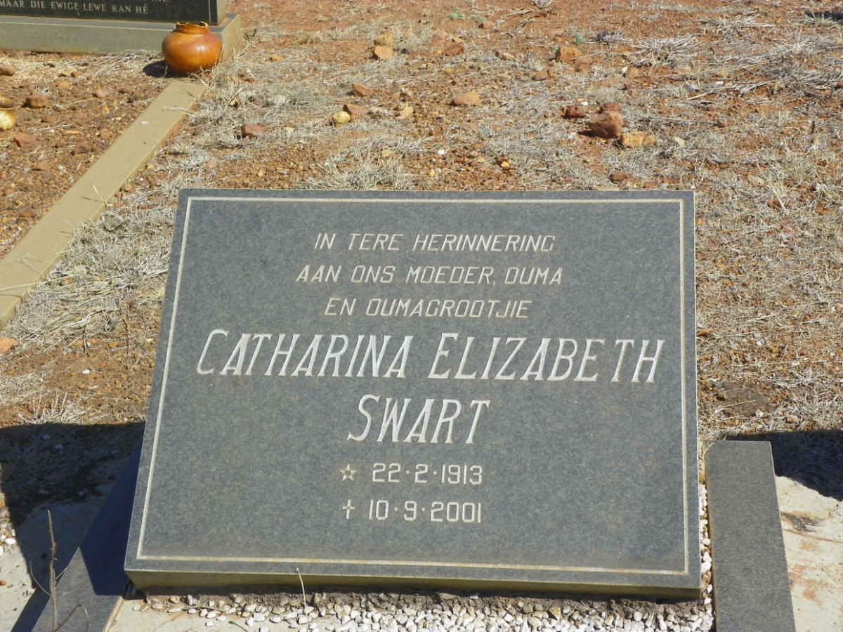 SWART Catharina Elizabeth 1913-2001