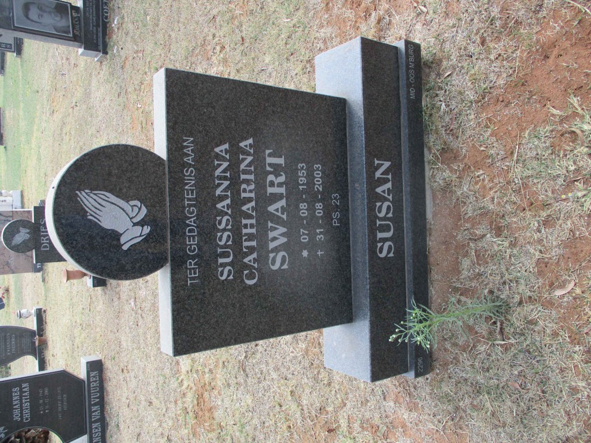 SWART Sussanna Catharina 1953-2003