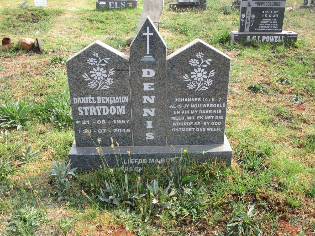 STRYDOM Daniël Benjamin 1957-2015