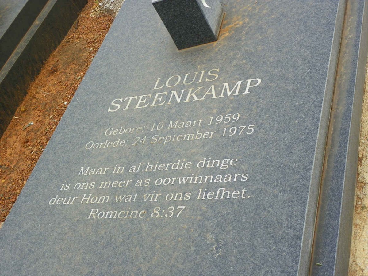 STEENKAMP Louis 1959-1975