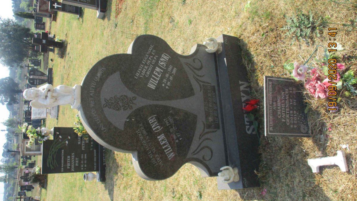 STEYN Willem snr 1941–2009 :: STEYN Willem jnr 1967–2005 :: GERTENBACH Charme Faithlynn 2018–2019 #1