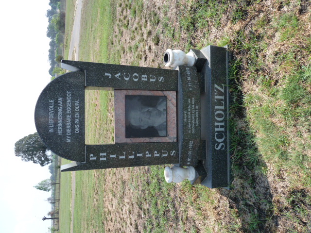 SCHOLTZ Phillippus Jacobus 1952-2010