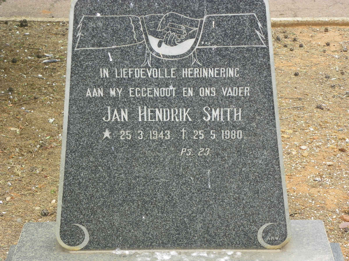 SMITH Jan Hendrik 1943-1980