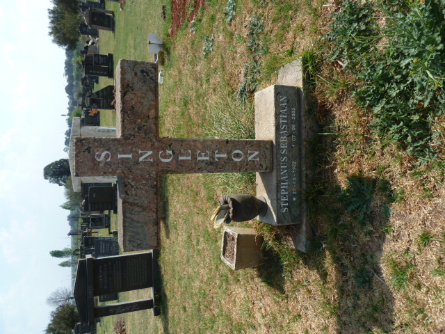 SINGLETON Stephanus Sebastiaan 1922-2005