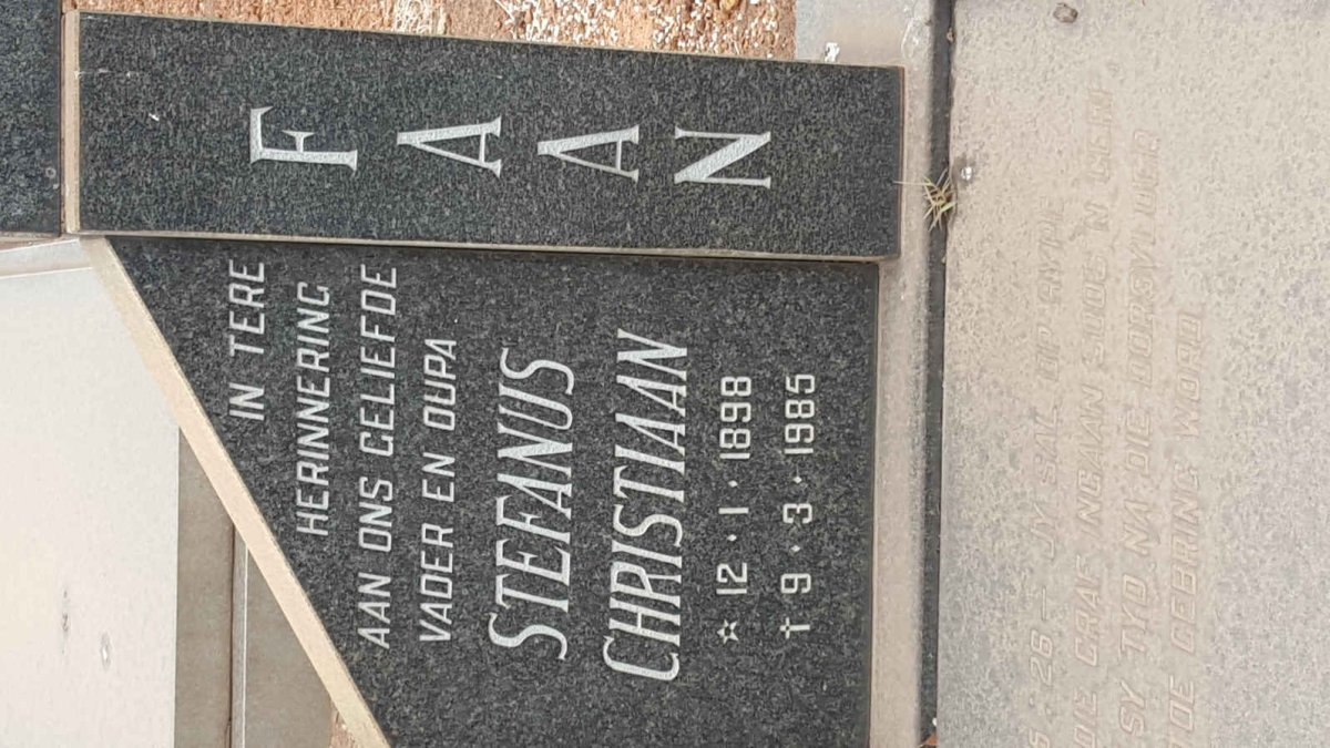 SMITH Stefanus Christiaan 1898–1985 & Johanna Cornelia 1910–1982 #2