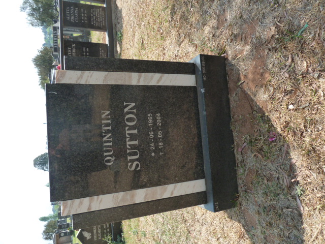 SUTTON Quintin 1965-2004