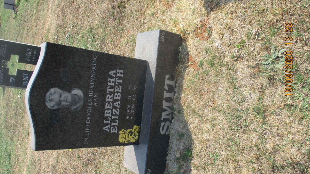 SMIT Albertha Elizabeth 1926-2009