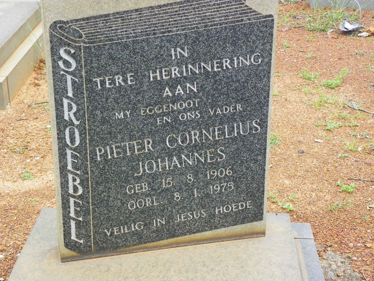 STROEBEL Pieter Cornelius Johannes 1906-1975