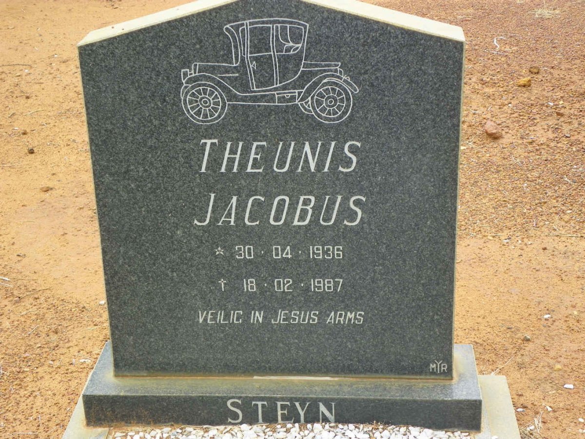 STEYN Theunis Jacobus 1936-1987