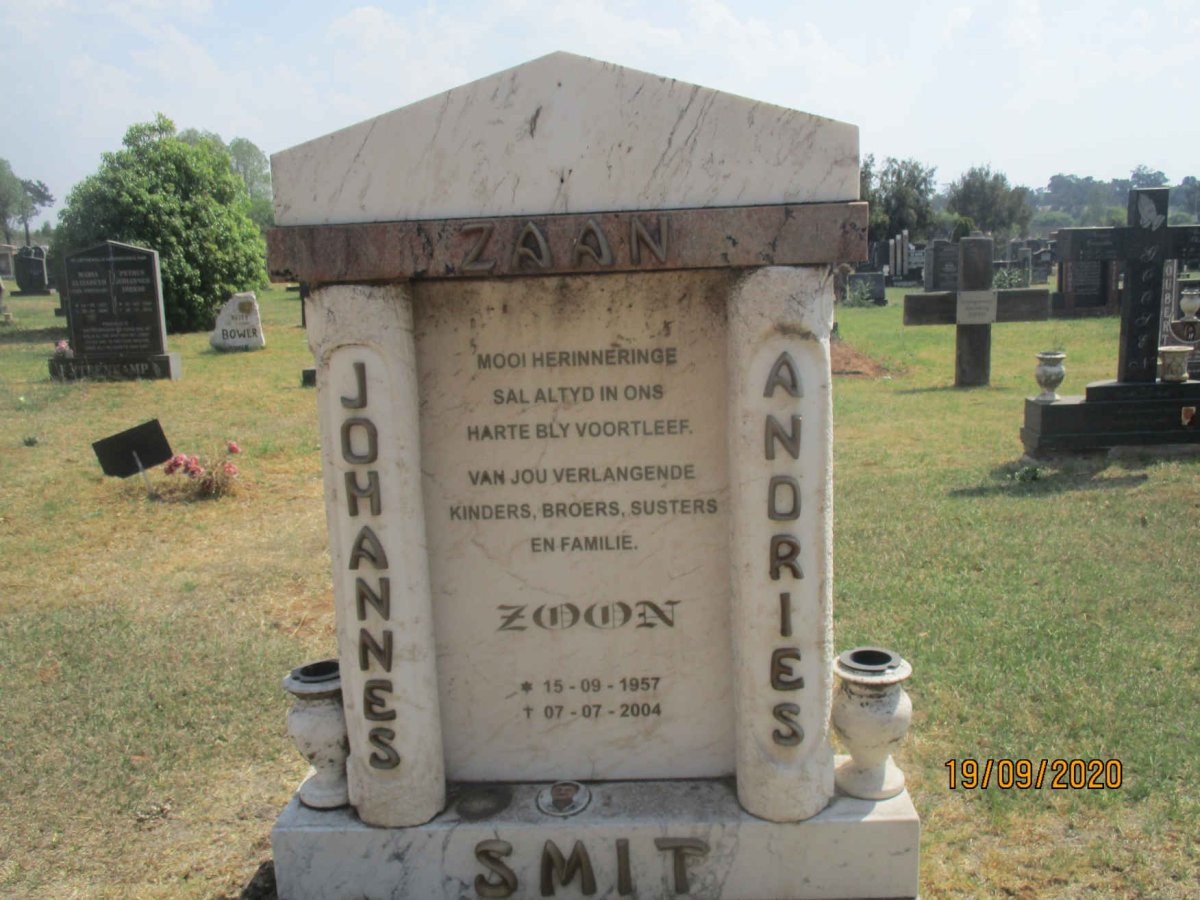SMIT Johannes Andries 1957-2004