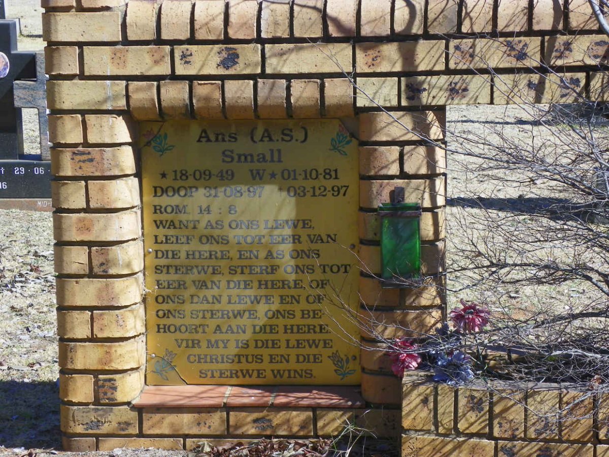 SMALL A.S. 1949-1997