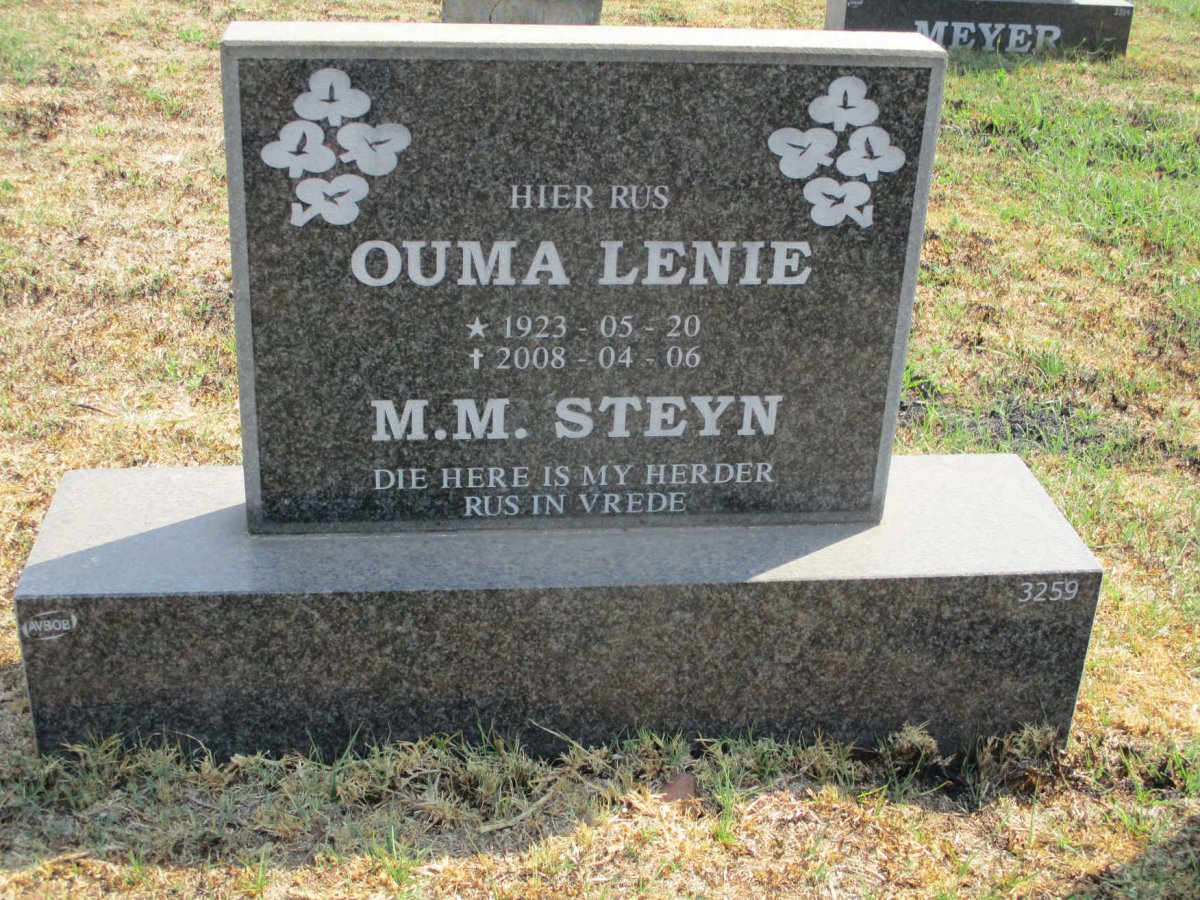 STEYN M.M 1923-2008