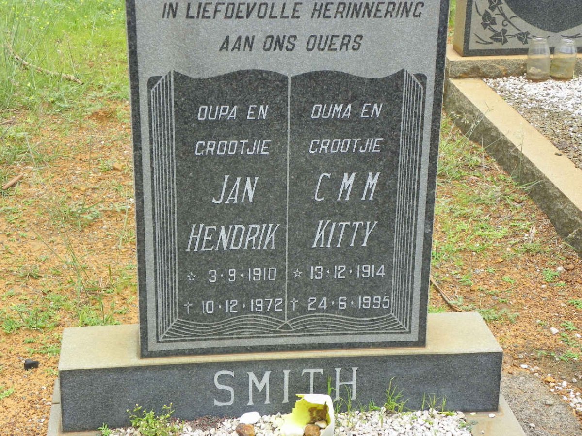 SMITH Jan Hendrik 1910-1972 &amp; C.M.M. 1914-1995