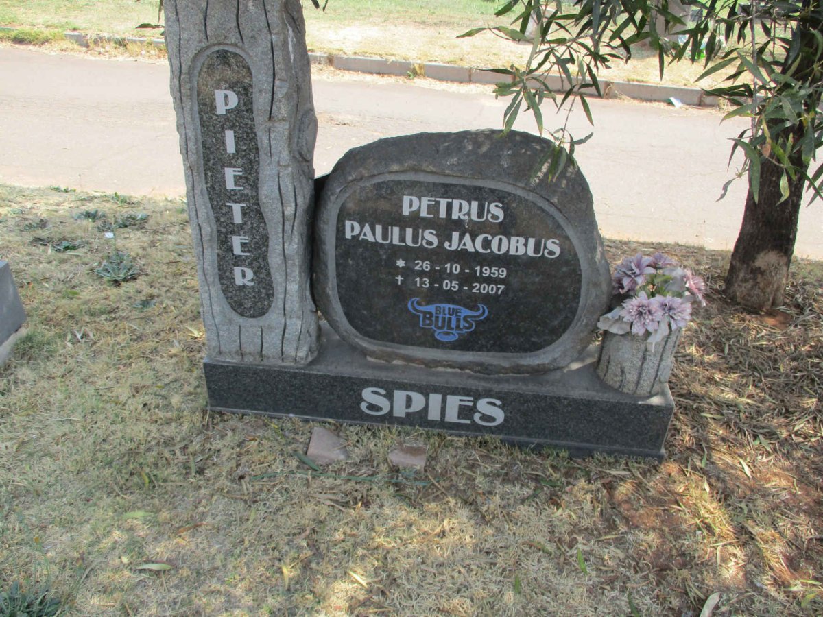 SPIES Petrus Paulus Jacobus 1959-2007