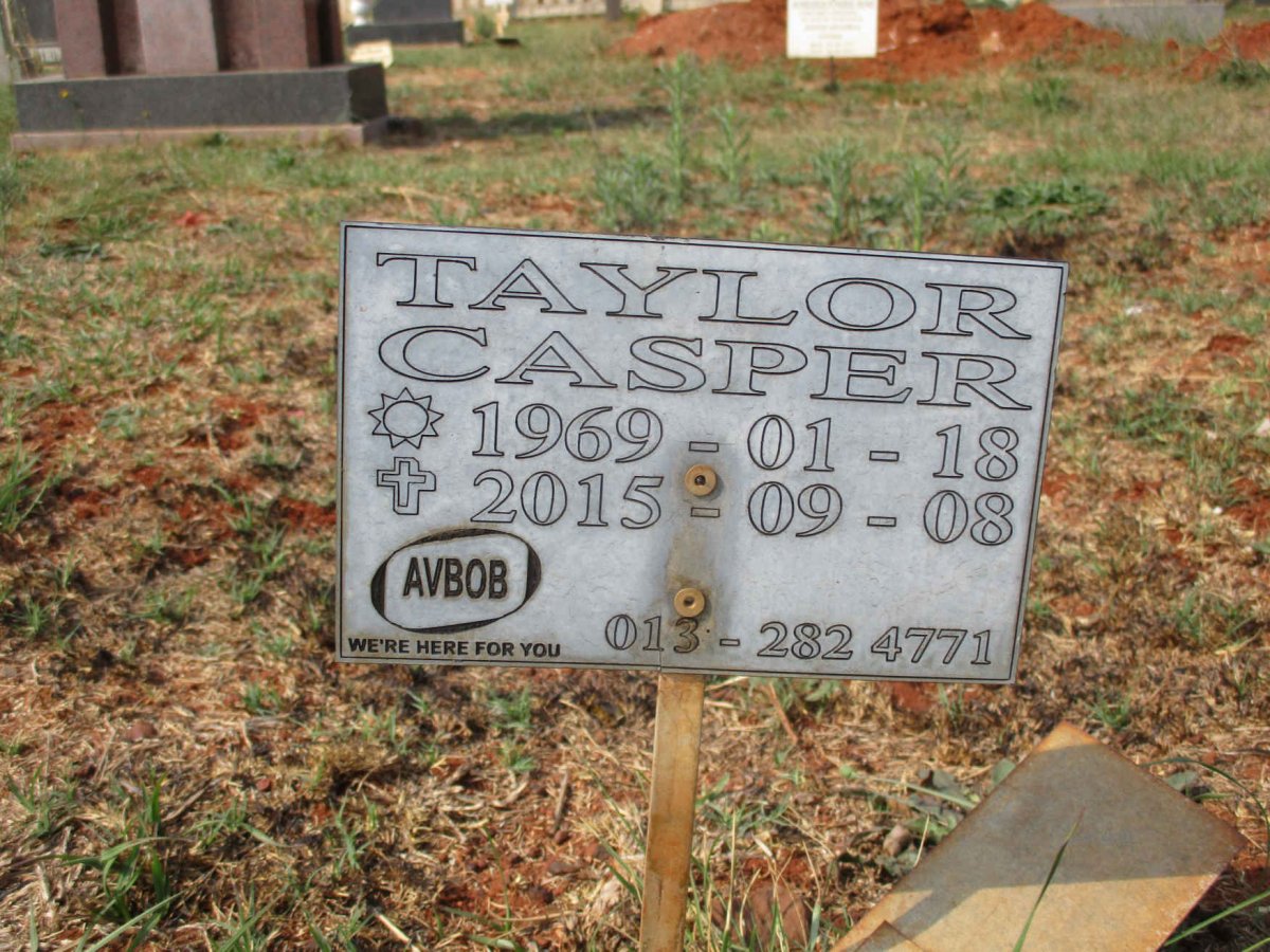 TAYLOR Casper 1969-2015