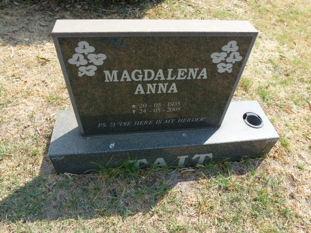 TAIT Magdalena Anna 1935-2005