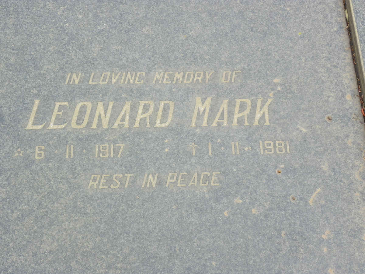 TROLLIP Leonard Mark 1917-1981 &amp; Edythe Emma 1929-2006 #3