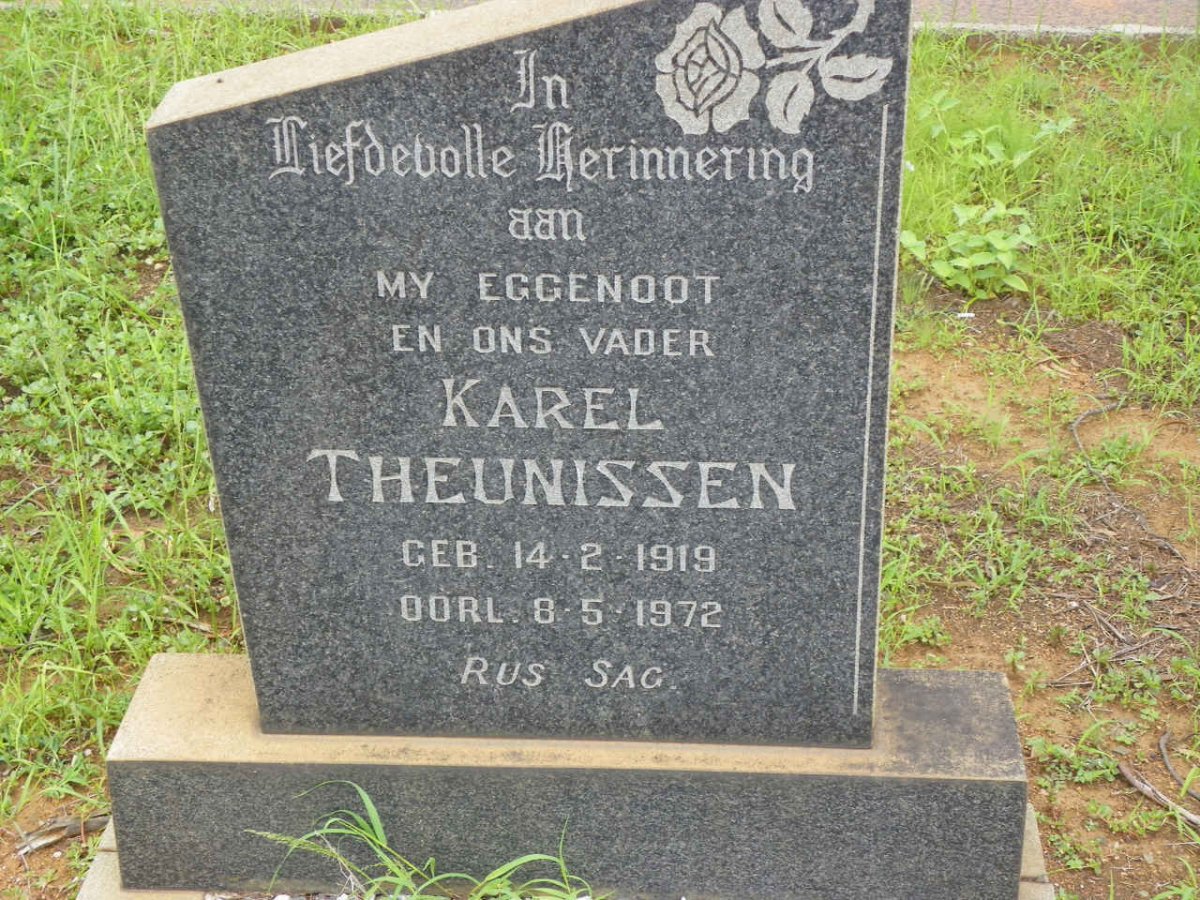 THEUNISSEN Karel 1919-1972