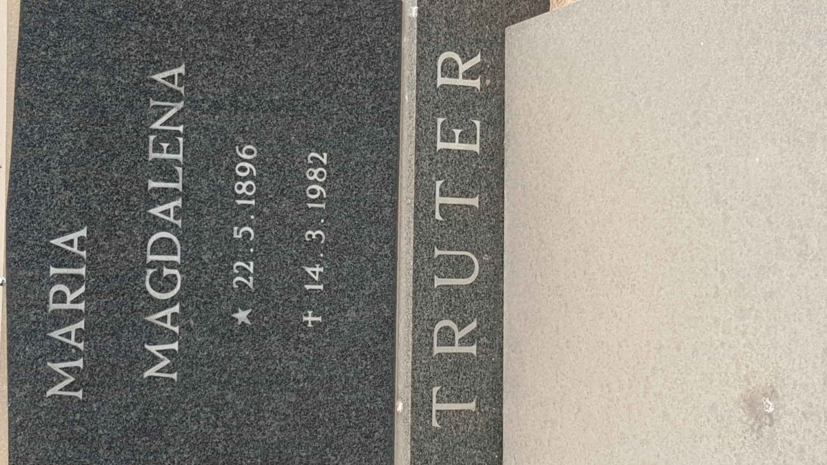 TRUTER Maria Magdalena 1896-1982