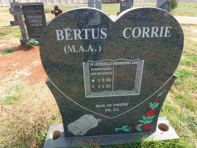 ? M.A.A. 1939-2017 &amp; Corrie