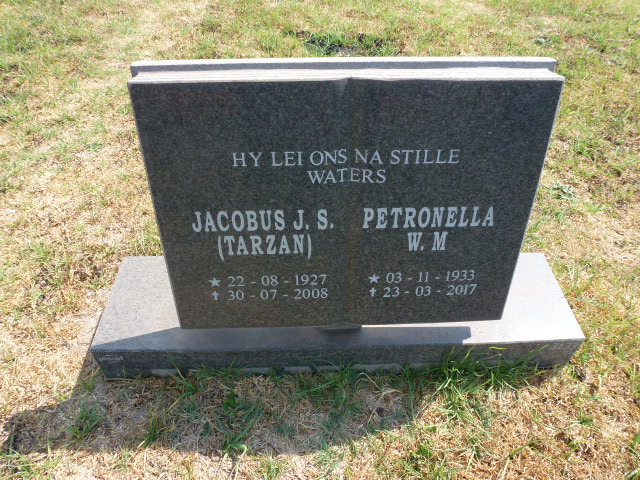 ? Jacobus J.S. 1927-2008 &amp; Petronella W.M. 1933-2017