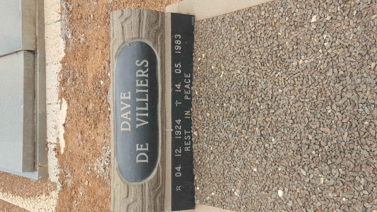 VILLIERS Dave, de 1924-1983