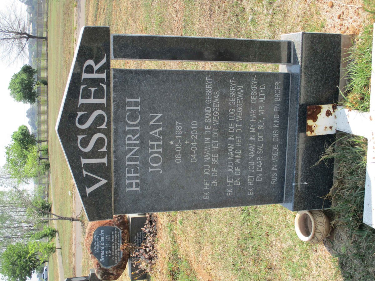 VISSER Heinrich Johan 1987-2010