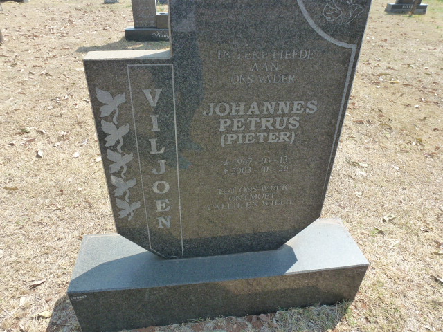 VILJOEN Johannes Petrus 19?7-2003