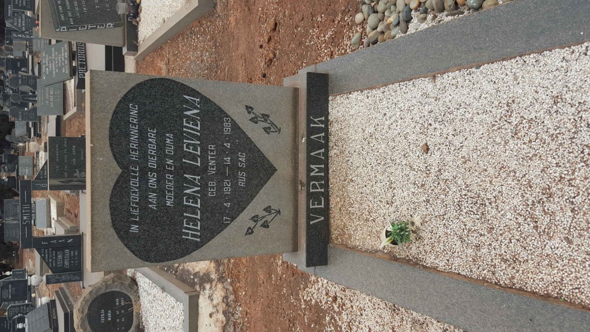 VERMAAK Helena Leviena nee VENTER 1921-1983