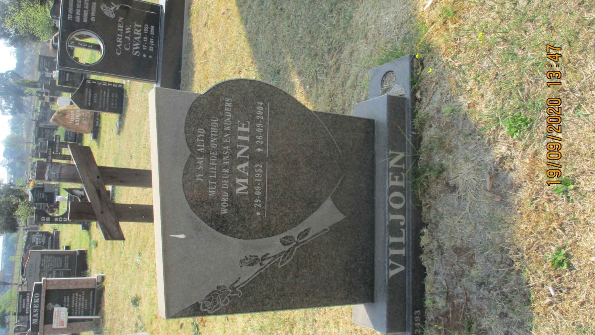 VILJOEN Manie 1952-2004