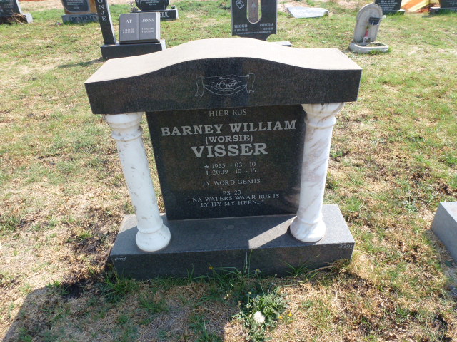 VISSER Barney William 1955-2009