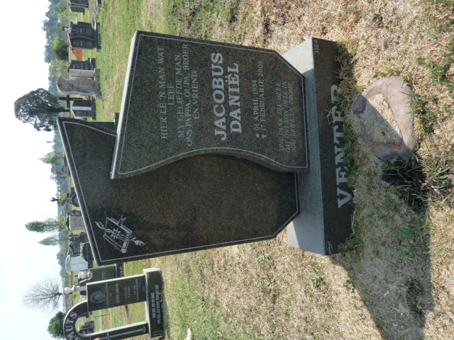 VENTER Jacobus Daniel 19?4-2008