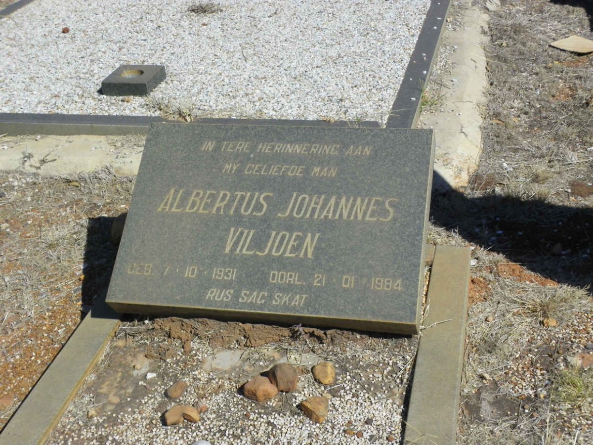 VILJOEN Albertus Johannes 1931-1984
