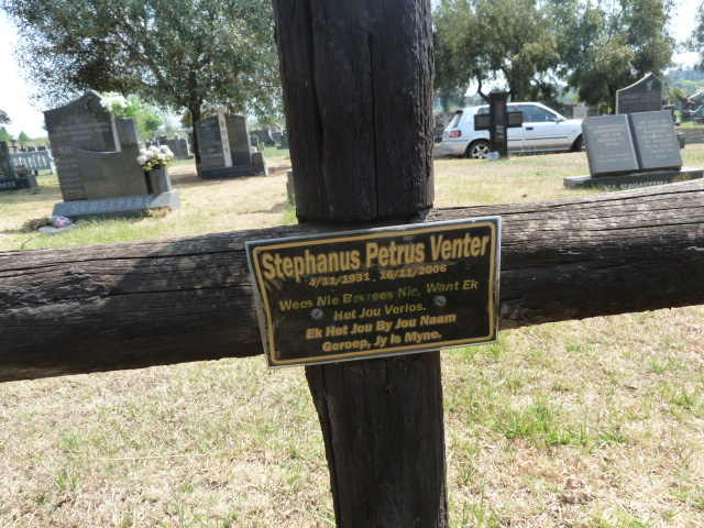 VENTER Stephanus Petrus 1931-2006 #2