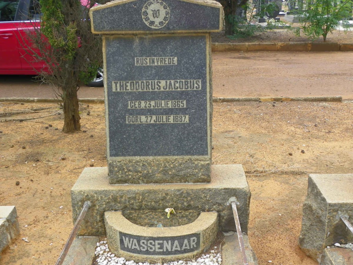 WASSENAAR Theodorus Jacobus 1865-1887