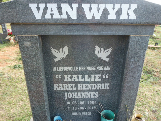 WYK Karel Hendrik Johannes, van 1951-2015
