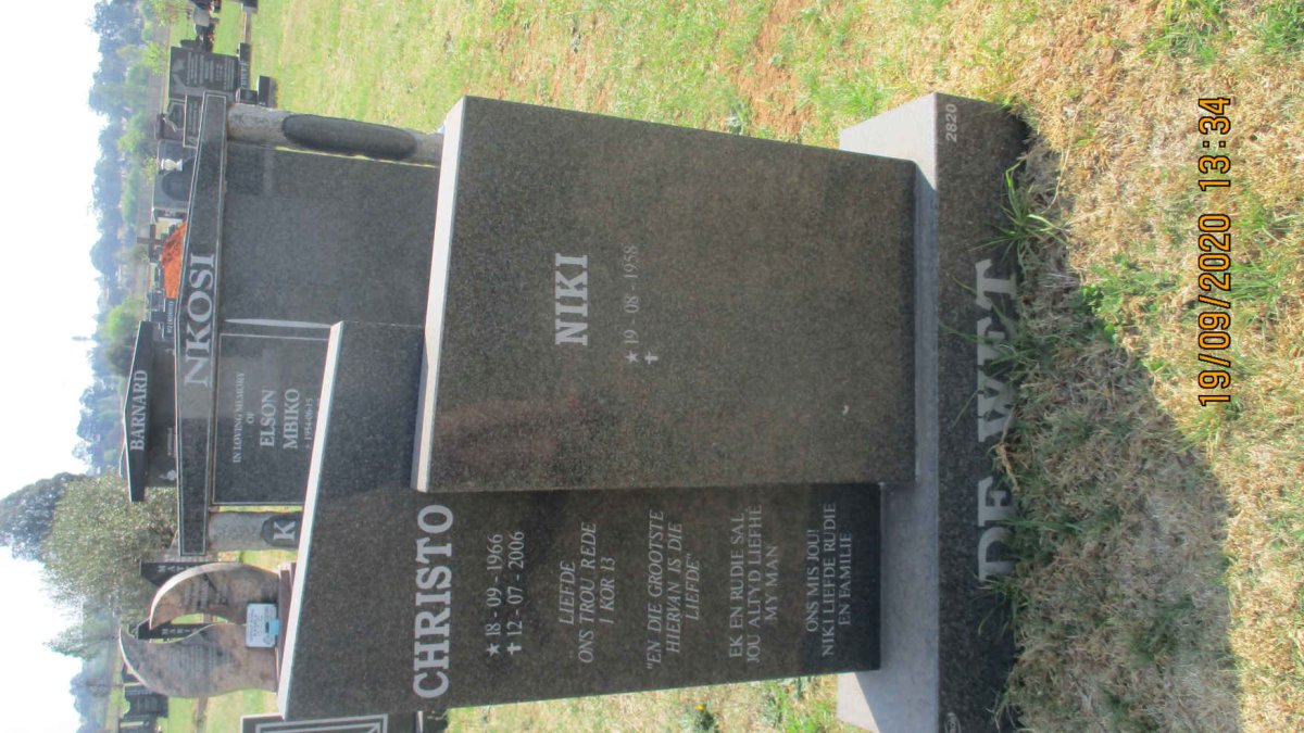 WET Christo, de 1966-2006 &amp; Niki 1958-