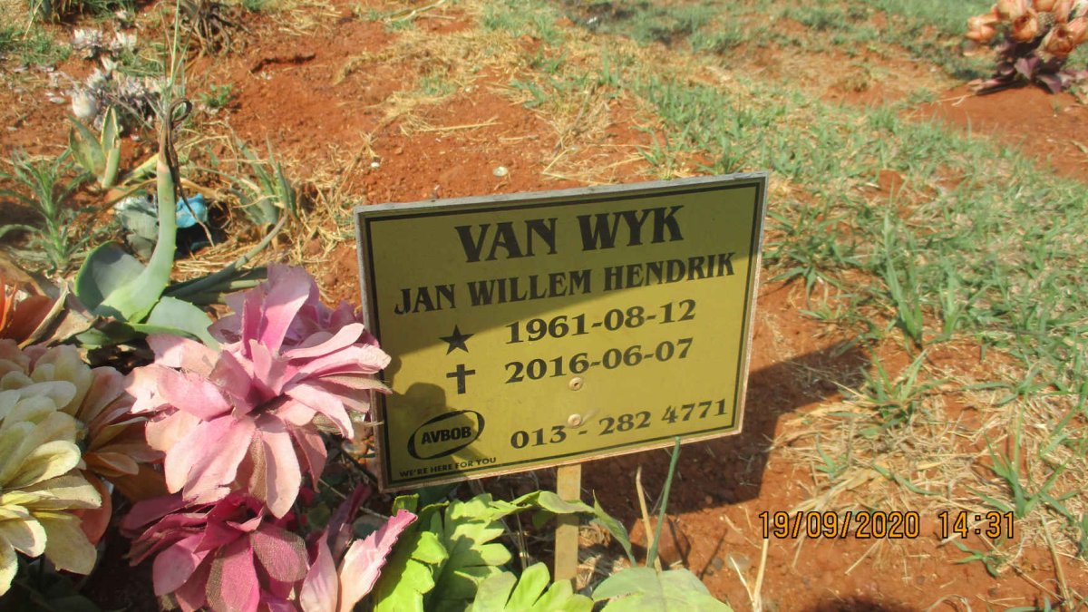WYK Jan Willem Hendrik, van 1961–2016 :: WYK Frederick Johannes, van 1984–2019 #2