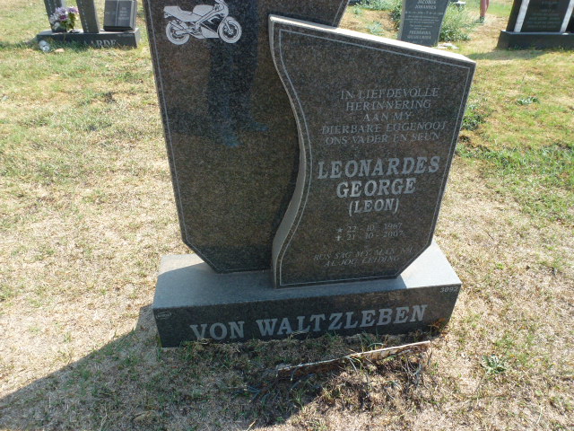 WALTZLEBEN Leonardes George, von 1967-2007